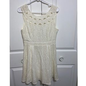 Miss me white cut out dress